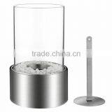 Round Stainless Steel Bio Ethanol Table Fireplace thumbnail-1
