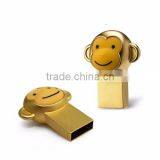 High Quality Golden Monkey Shape USB Flash Drive, Mini Cartoon USB Stick thumbnail-1