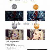 Wholesale Android Media Player Best Selling Android 6.0 Tv Box 1gb/8gb 4k Amlogic S905x Tv Box X96 thumbnail-4