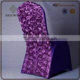 Rosette Chiar Cover Used for Banquet Wedding Rosette Chair Cover thumbnail-4