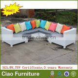 Colorful Outdoor Patio Wicker Sofa Outdoor Furniture thumbnail-2