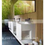 New Design Hotel Coiran /Himacs Bathroom Standing Washing Vanity thumbnail-1