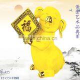 New Design 24k Gold Plated Pig Figurines