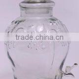 6L 12L Vintage Glass Jar With Tap thumbnail-1