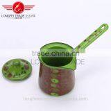 2016 Best Selling Hot Desing Useful Enamelmilk Pot/enamel Boiling Pot/ Enamel Coffee Pot thumbnail-3