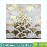 2017 New Design High Quality Gold Foil Wall Painting Gold Leaf Painting thumbnail-2