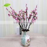 GNW BLB-CH1605020 Near natural Wholesale Long Stem Silk Flower Pink plum blossom for sale