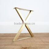 Modern Stainless Steel Dining Table Feet for Granite Tops Design thumbnail-1