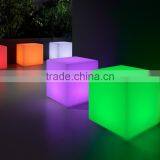 Led Cube, Plastic Led Cube Chair, Patio Furniture Factory Direct Wholesale for Home Decor thumbnail-2