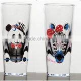 1.5oz 2oz Christmas Deer and Animal Color Printing Shot Glass Cup Cocktails Whisky Glass thumbnail-2