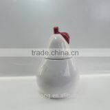 Hot Fruit Shaped Container Ceramic Pear Jar thumbnail-2