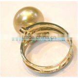 Gold Ring With South Sea Pearl thumbnail-4