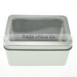 PVC Clear Window Metal Tin Box