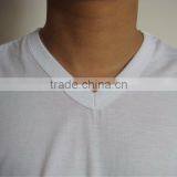 Stock V Shape Collar T Shirt thumbnail-1