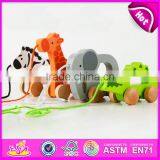 2015 Lovely Wooden Pull Toy for Kids,Best Seller Children Pull Line Toy,High Quality Baby Wooden Toy Pull and Push Toy W05B084 thumbnail-5