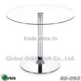 Modern Coffee Table,stainless Steel Round Massage Table,glass Dining Table