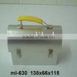 Lovely Plain Dome Lid Lunch Tin Box for Children thumbnail-1