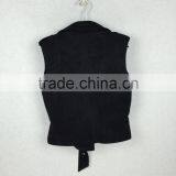 Custom Design Premium Quality Trendy Women Black Short Vest thumbnail-2