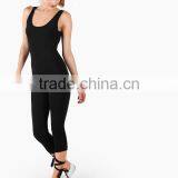 2017 Women Sexy Black Latex Catsuit With Ankle Wrap LC8249 thumbnail-4