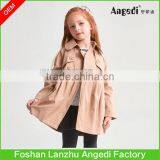 OEM Winter Coat Older Girls Jacket Ruffle Hem Girls Dressy Peacoat thumbnail-2