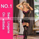Sunspice Hot Sale Lingerie Manufacturer Quality Guarantee Sexy Hot Fashion Show Lingerie Sexy Gartergirl Sexy Image Sexy Garter thumbnail-1