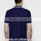 Custom Men Breathable Colour Block Panel Slim Fit Sports Polo Shirt,China Manufacturer Polo T-shirt thumbnail-2