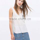 Bulk Women Tank Top With Pocket Wholesale thumbnail-1