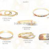 Combo Set Of Jewelry for USD $ 150 With Free Shipping Consists of Three Tone Plated Bangle, Bangle Earrings, Hoops, Rings, Etc. thumbnail-6