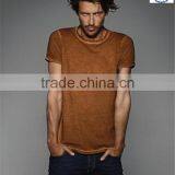 Custom Mens 100% Cotton Stone Washed Blank T-shirts thumbnail-1