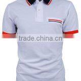 Custom Logo Brand Different Color Collar and Cuff Polo Shirt thumbnail-3