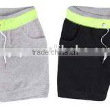 Slim Grey Customized Sports Running Shorts With Drawstring thumbnail-1