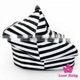 Classic Style Black And White Stripe Cotton Nursing Baby Car Cover Made In China thumbnail-1