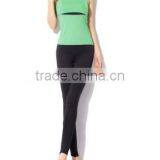 Woman Aerobics Pant Suit Yoga Shirts Body Building Clothing(Green) thumbnail-1