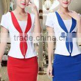Custom Workwear Apparel Designer Short Skirts Cheap Work Uniforms for Service Lines thumbnail-6