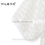 Hollow Out Net Designed Sports Style Latest Summer Fashion Women Blouses Elegant, Lace Embroidery Blouse thumbnail-6