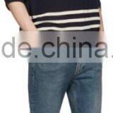 Men Wholesale Cheap Jeans Custom Fashion Blue Straight Ripped Denim Man Jean thumbnail-5