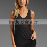 Slub Classic Racer Back Tank Tops Ladies Wholesale thumbnail-1