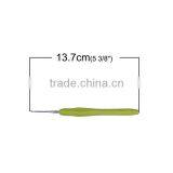 Factory Cheap Wholesale Green 13.7cm TPR Aluminum Crochet Hooks thumbnail-2