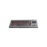 71 Keys Industrial Military PC Keyboards With Touchpad , Illuminated