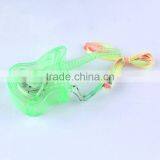 Led Plastic Transparent Guitar Necklace Flash Pendant Childrenpendant thumbnail-3