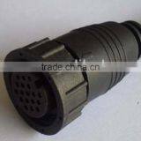 Circular Large Size Female Screw Molding Type Straight Waterproof Connector