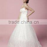 Sweetheart Mermaid Lace Mermaid Color Off-the-shoulder Wedding Dress Bridal for Bride V-neck Bridal Dress 2017 AS280 thumbnail-6