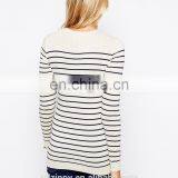 2014 New Fashion Wholesale China Maternity Clothes Striped Maternity Top thumbnail-2