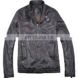 2015 Lastest Fashion High Quality Cheap Leather Chinese Jacket thumbnail-1
