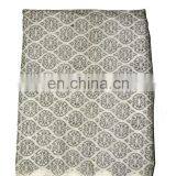 Cotton Voile Indian Fabric Hand Block Print Natural Print