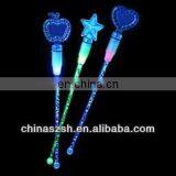 Bar Tool Flashing LED Glowing Plastic Bright Stirrer for Night
