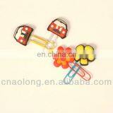 Book Used and Custom 2D Logo Rubber Book Mark/soft Pvc Bookmarks