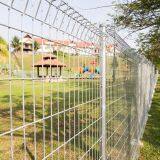 Roll top fencing panels rigid welded wire mesh fence in 6 gauge 8 gauge