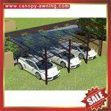 Outdoor Garden Sunshade Rain Aluminium Aluminum Alloy Metal PC Polycarbonate Parking Carport Car Port Shelter Canopy Awning Cover thumbnail-3