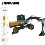 Engineering Used 8t Large Excavator With Wheels for Construction thumbnail-6